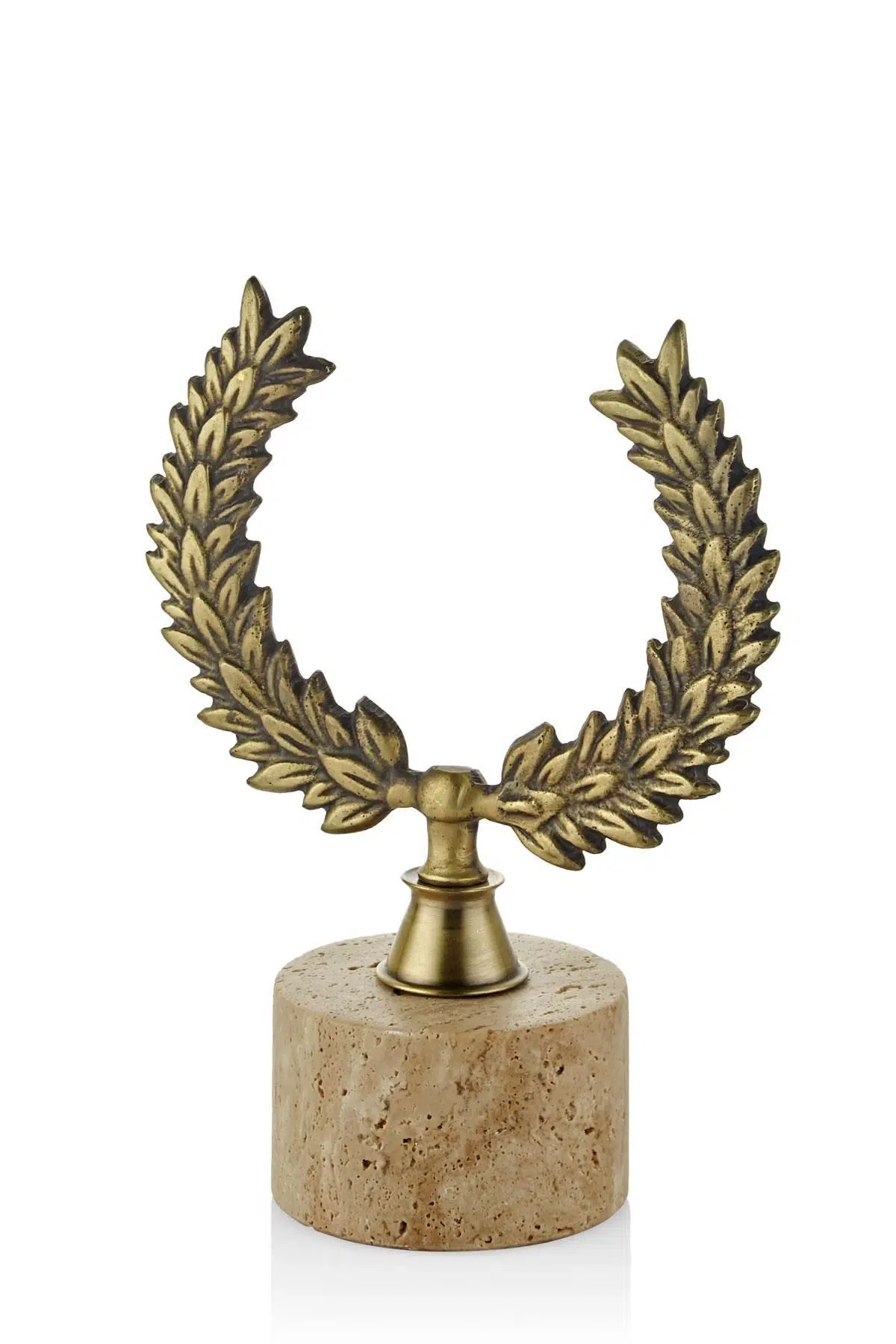 Evza Mermer Traverten Kaideli Wreath Model 9*19*23 Cm