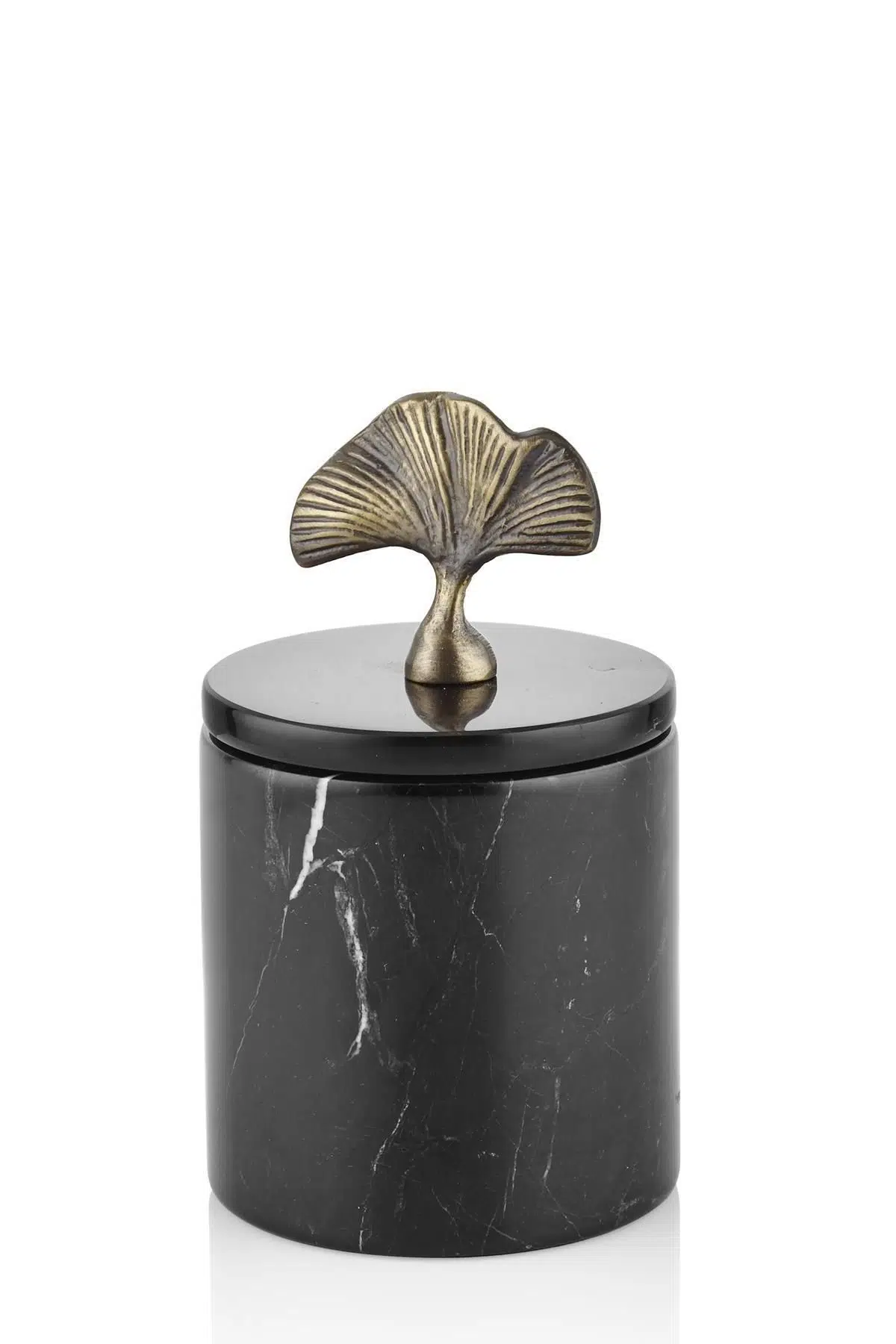 Evza Mermer Kaideli Dekor Kutu Gingko 9*9*16 Cm