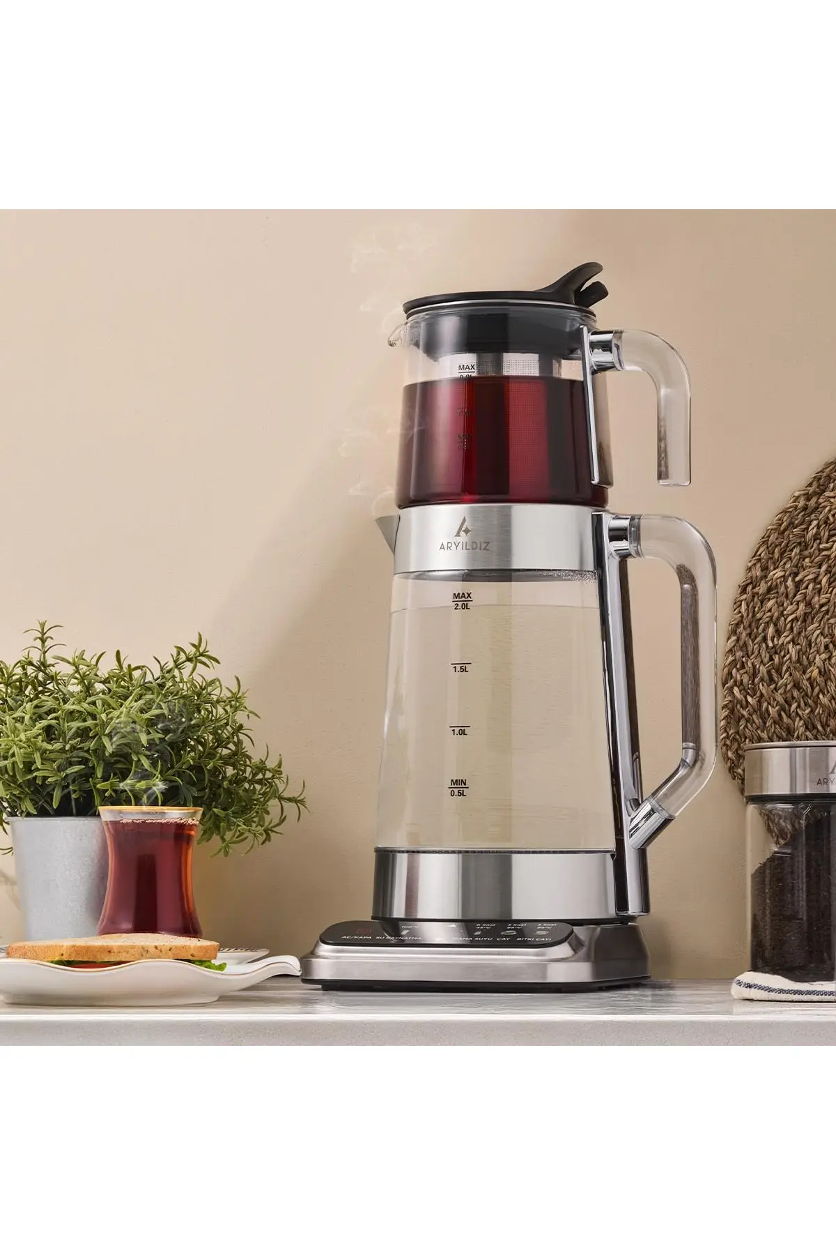 Aryıldız Design Digital Çay Makinesi