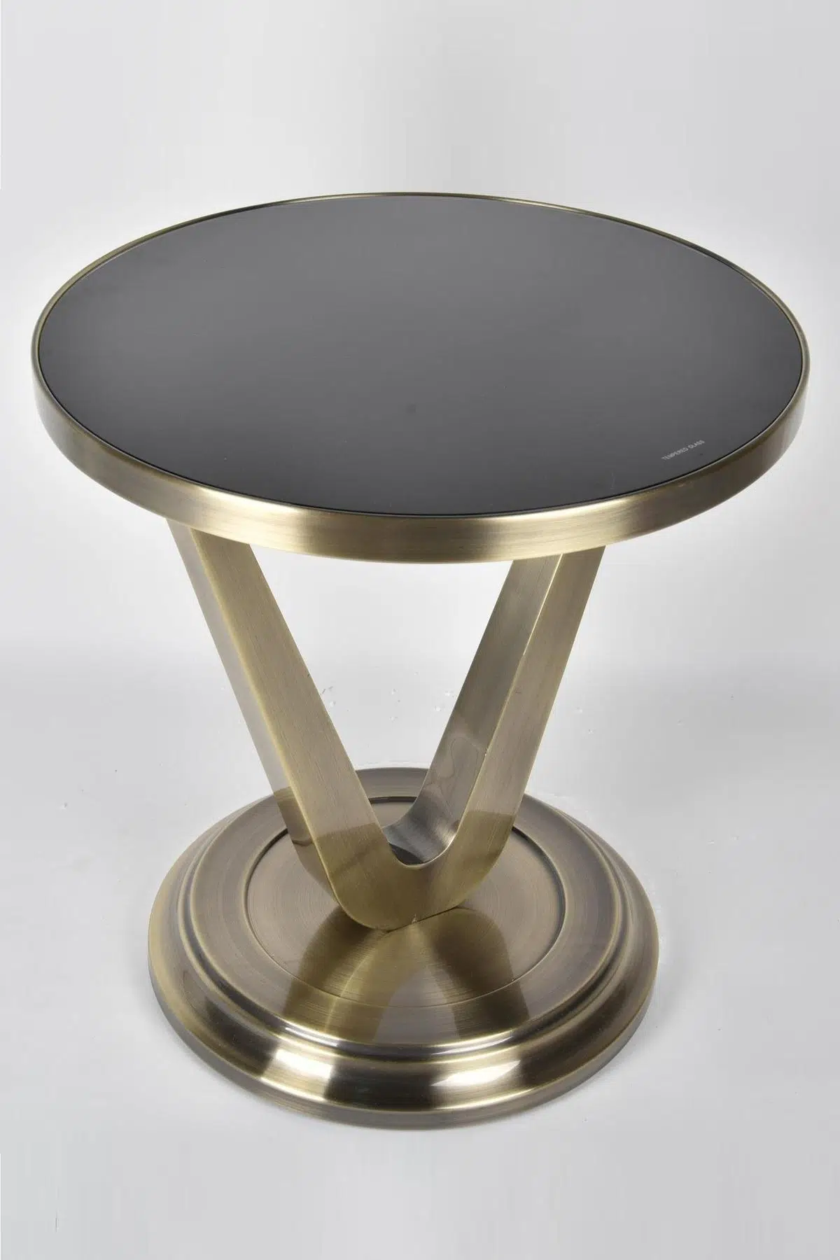 Seta Regina Tea Table V Şekil Bronz 54*50 Cm